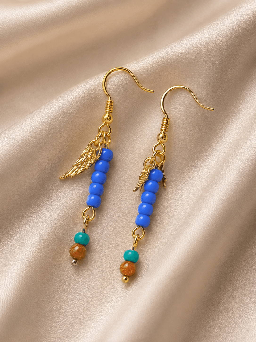 The Amara Drops, modern gold jewelry