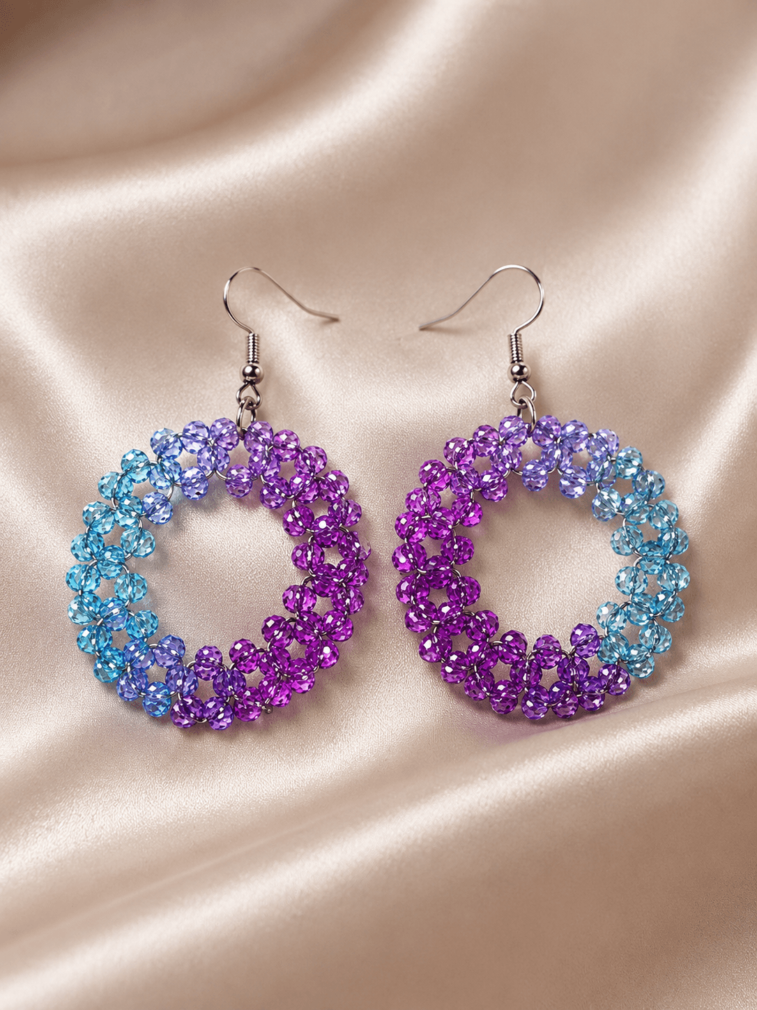 The Aura Earrings, modern gold jewelry