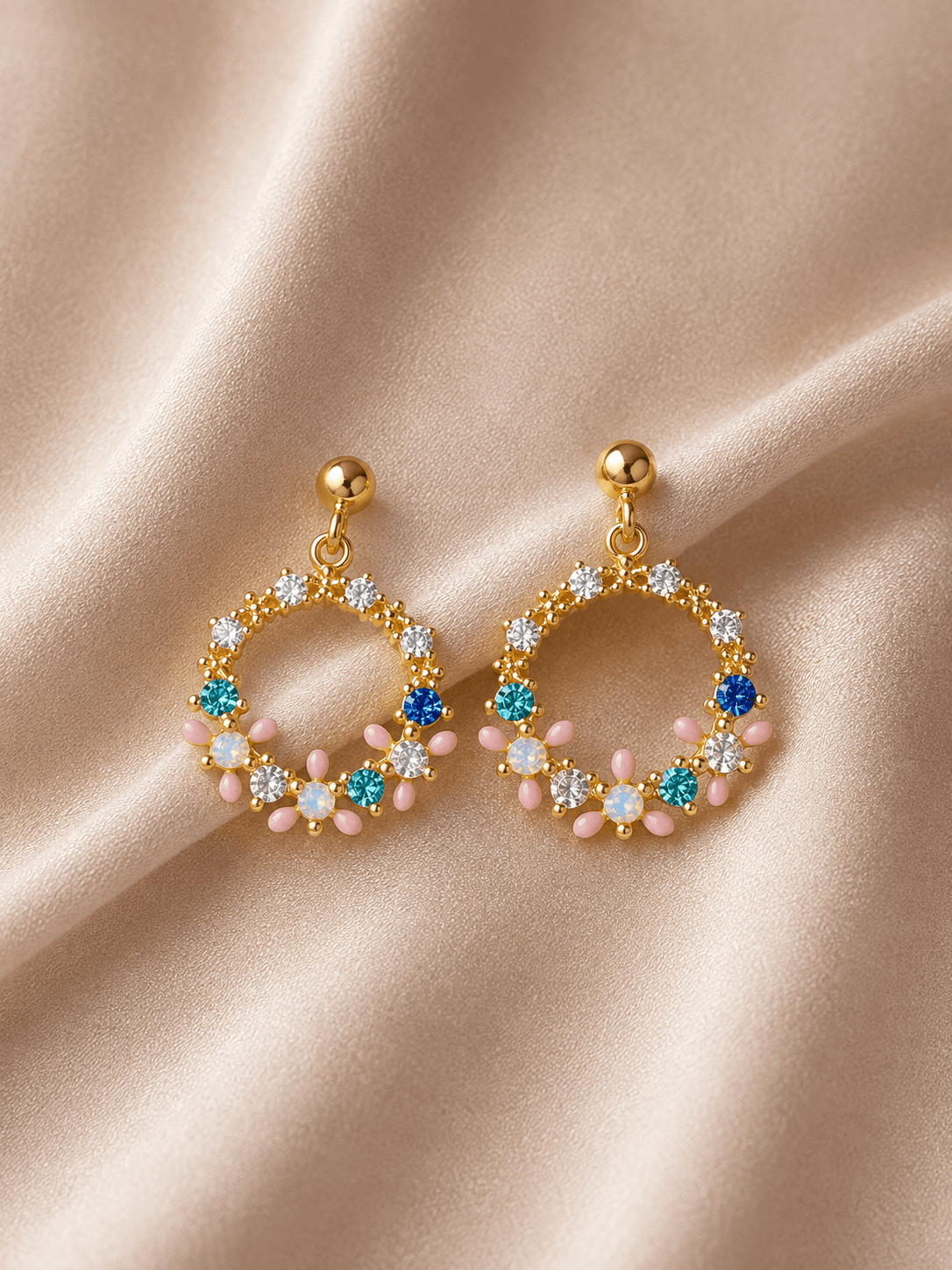 The Nefertiti Hoops, modern gold jewelry